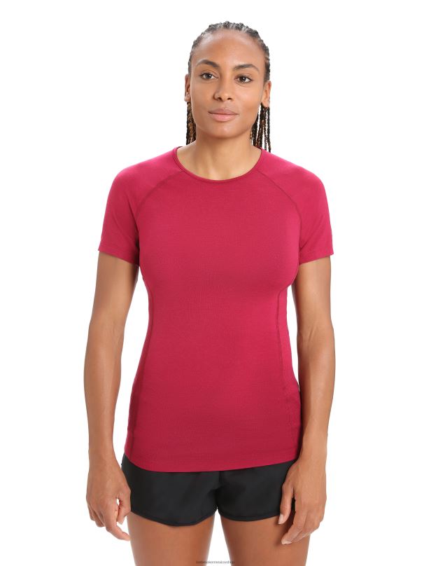 bodyfitzone camiseta termica de manga corta merino 150 zone crewe mujer cereza PZVN2891 Icebreaker ropa PZVN2891 Icebreaker Mexico ropa de lana Icebreaker shorts obtiene nueva ropa de rendimiento